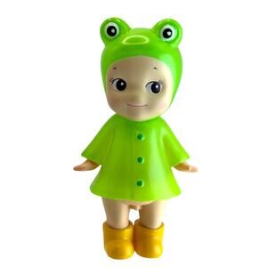 New Kewpie/Angel Mini Figure in Frog Raincoat Costume, Open Blind Box